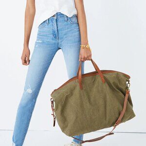 MADEWELL "The Transport Weekender" in Canvas
